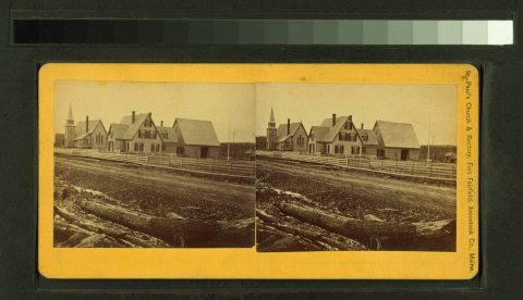 St. Paul's Church & Rectory, Fort Fairfield, Aroostock Co., Maine