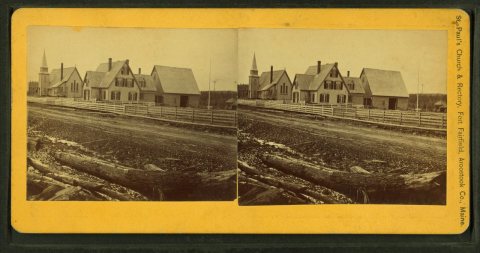 St. Paul's Church & Rectory, Fort Fairfield, Aroostock Co., Maine