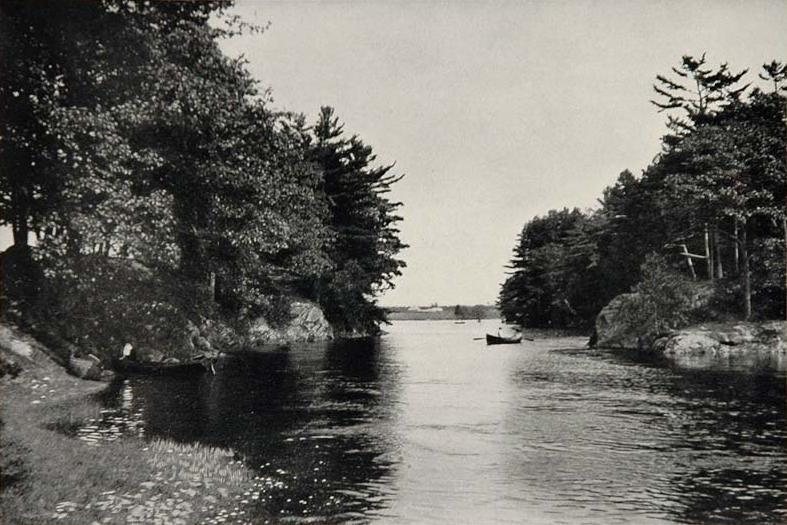 View of Kennebunk River 1903