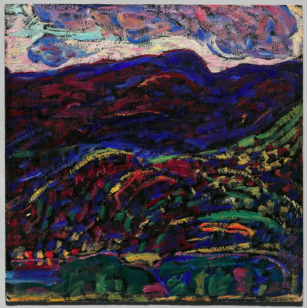 Kezar Lake, Autumn Evening title QS:P1476,en:"Kezar Lake, Autumn Evening "label QS:Len,"Kezar Lake, Autumn Evening "