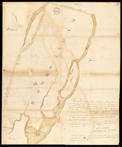 Plan of Bowdoinham made by Ephraim Ballard and Sylverster J. Moore, dated April, 1795. - DPLA - 72eb01d3ffbd56ff6e71e7c…