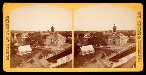 Photographer's Tent at Fernandina, Florida