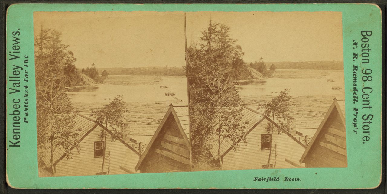 Faifield Boom.Alternate Title: Kennebec Valley Views