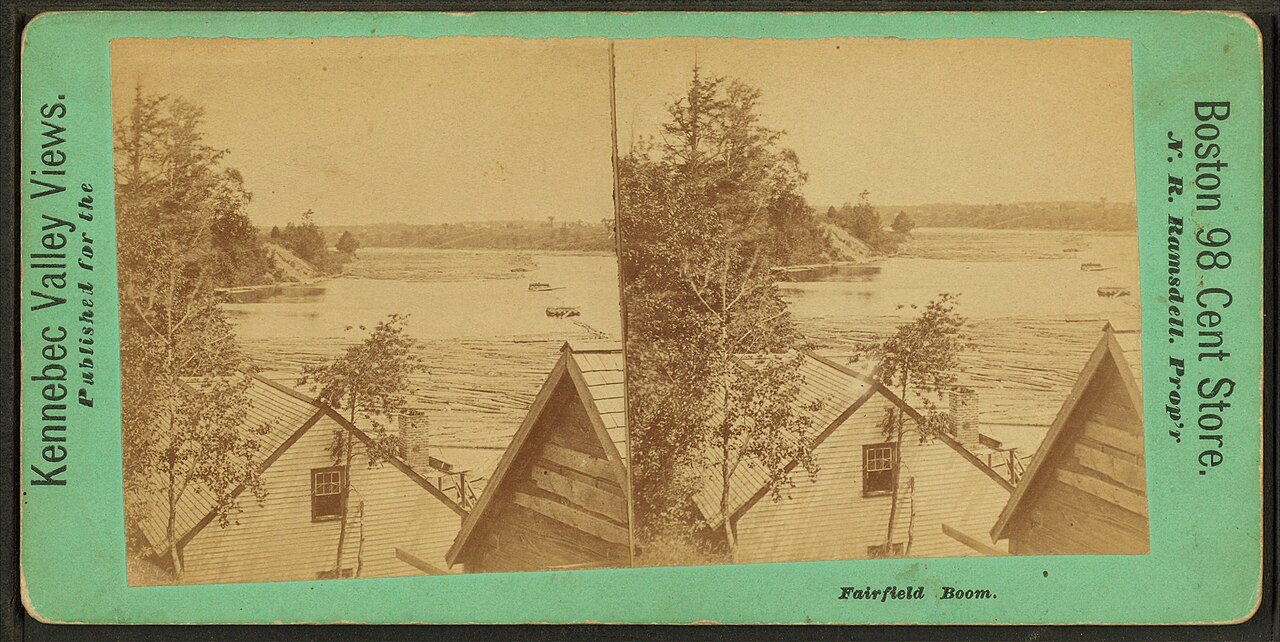 Faifield Boom.Alternate Title: Kennebec Valley Views