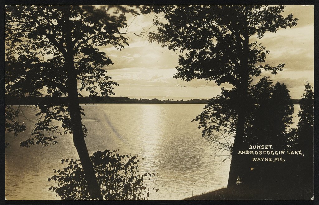 Sunset, Androscoggin Lake