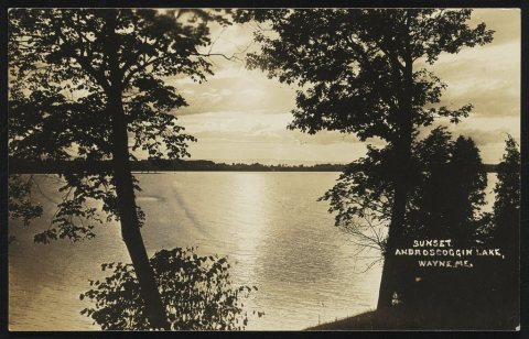 Sunset, Androscoggin Lake