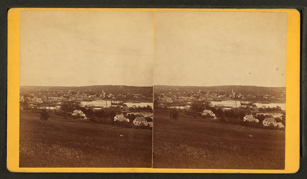 View of Damariscotta from Newcastle