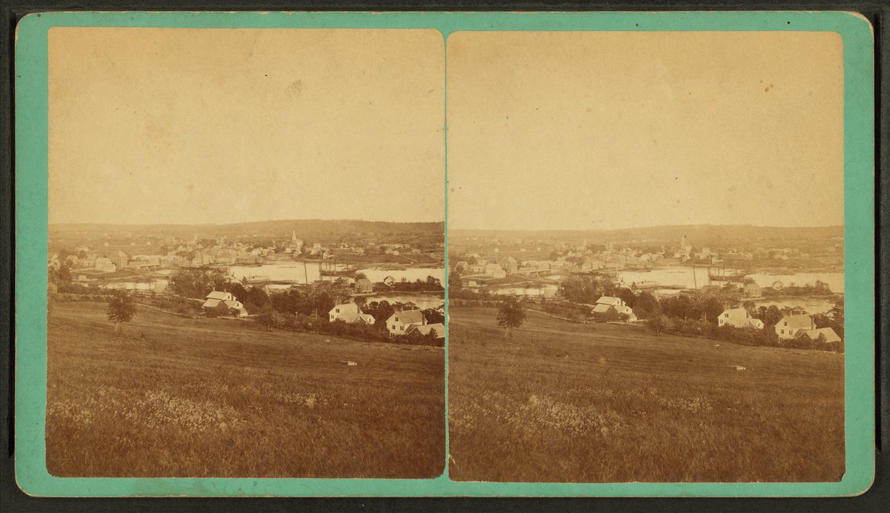 Damariscotta from Hopkins Hill