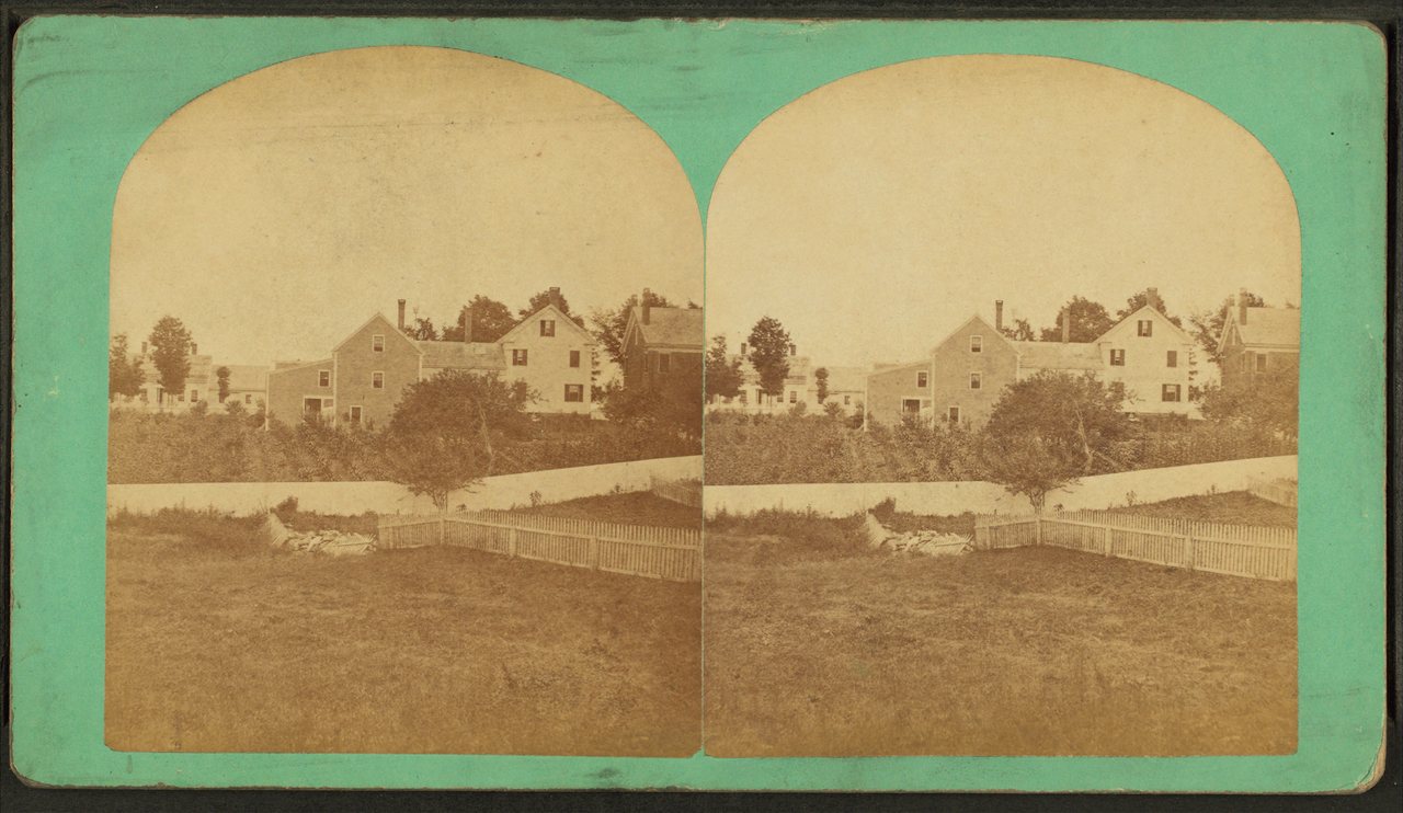 E. W. Dunbar's House (rear view), Damariscotta, Me
