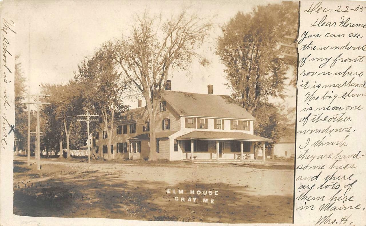 Elm House in Gray ME Dec 22 1905