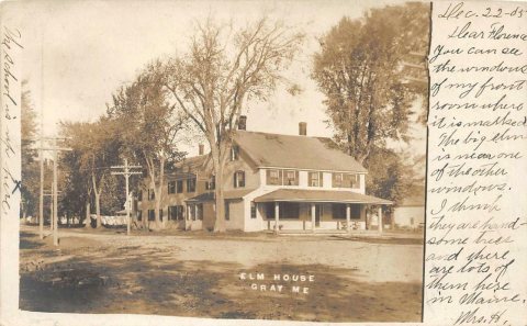 Elm House in Gray ME Dec 22 1905