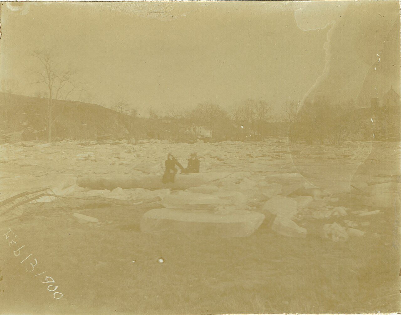 Ice on the Sheepscot River