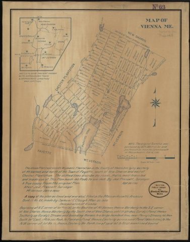 Map of Vienna, Me
