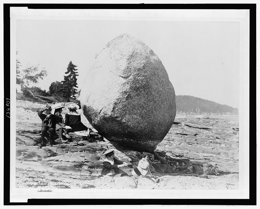 Balance Rock, Bar Harbor, Mt. Desert Island, ME