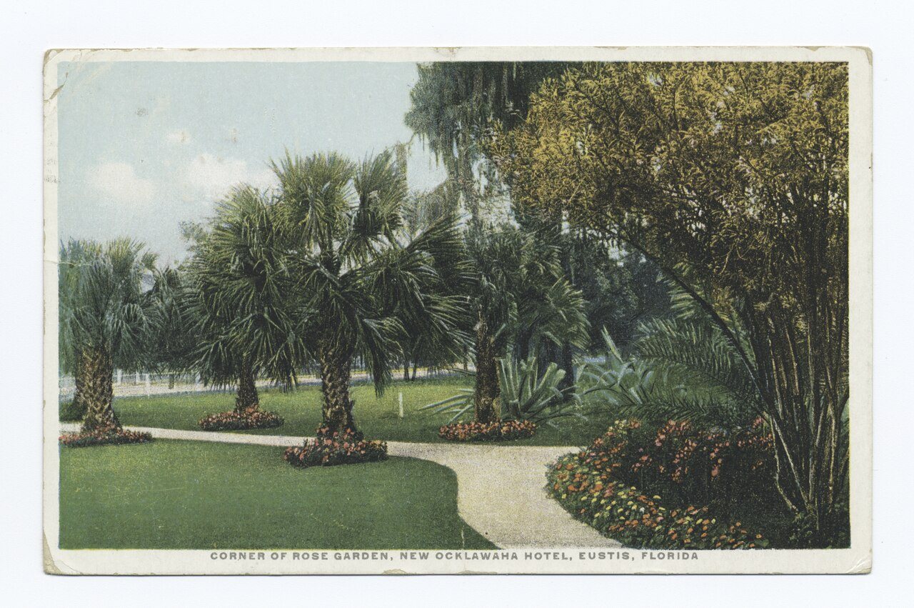 Corner of Rose Garden, New Ocklawaha Hotel