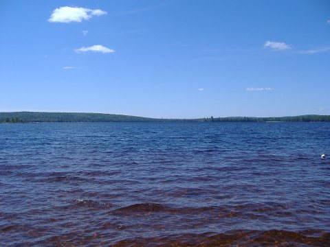 A lake in
