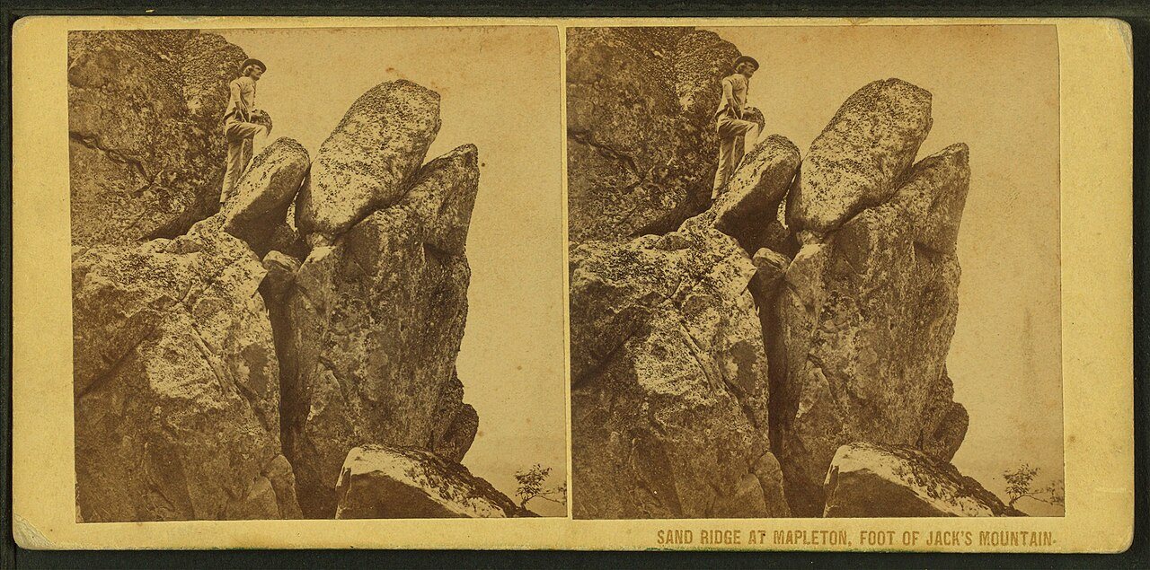 Sand Ridge at Mapleton, foot of Jack's Mountain.Alternate Title: Aroostock county, Maine