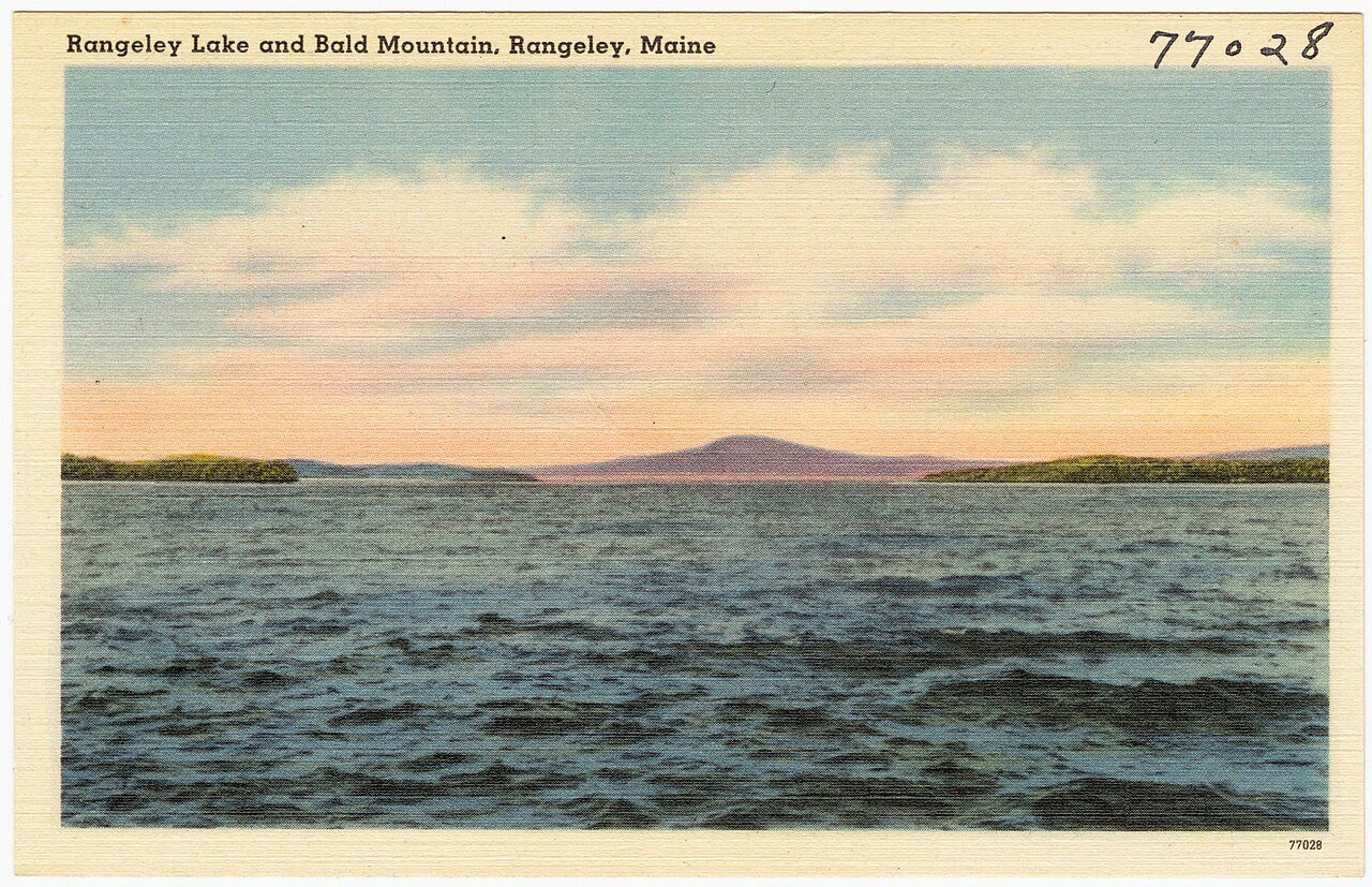 Rangeley Lake and Bald Mountain, Rangely, Maine (77028)
