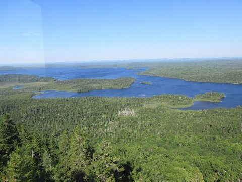 Allagash Lake from Allagash Mountain