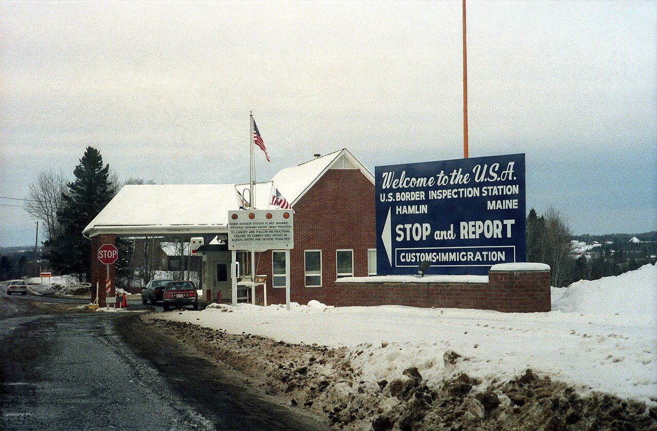 Hamlin ME - border inspection station