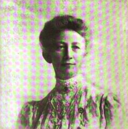 Elizabeth Ann Follansbee, photo by Mushet (Out West, 1909)
