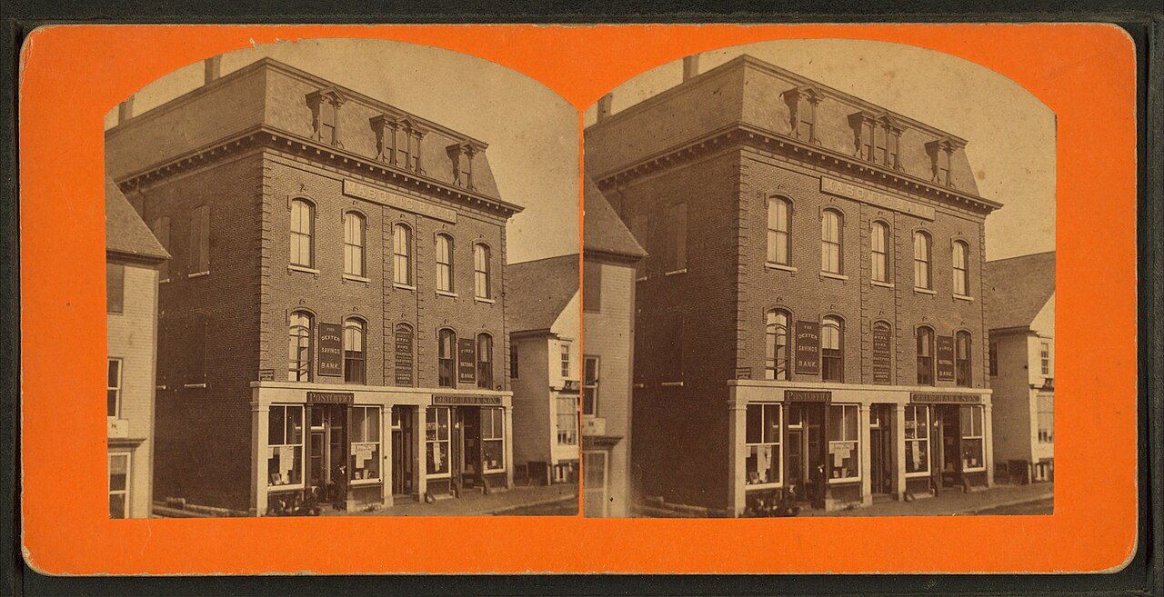 Bank block, Dexter, Maine
