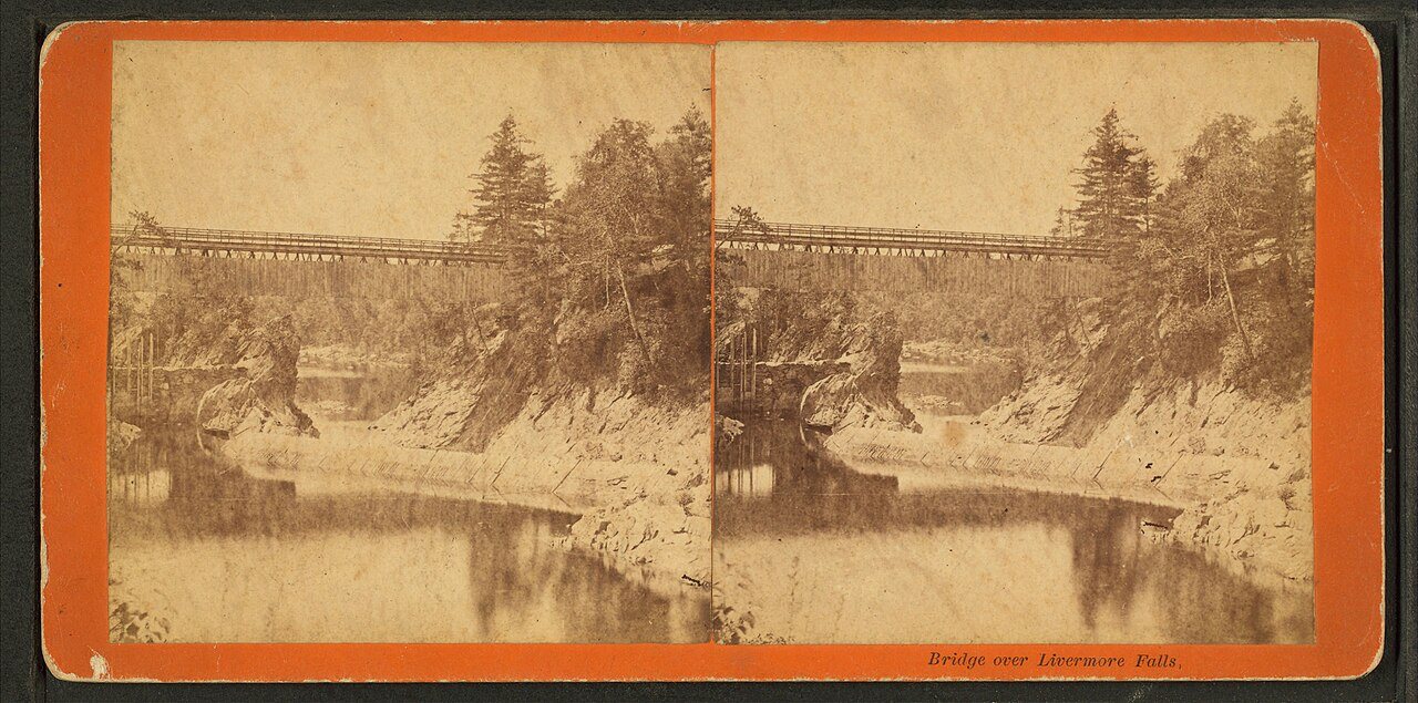 Bridge over Livermore Falls