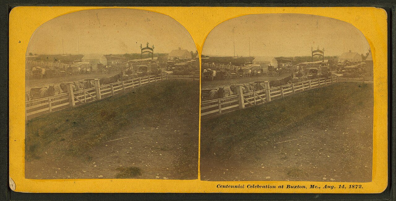 Centennial celebration at Buxton, Me., Aug. 14, 1872