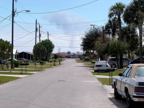 Brush fire on the horizon