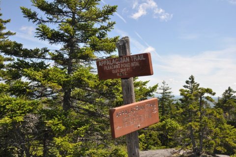 PleasantPondMountain SummitSign