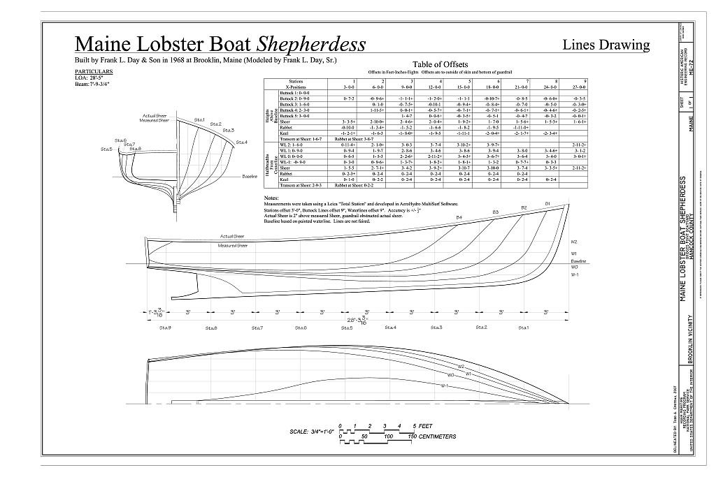 Maine Lobster Boat Shepherdess, Bridges Point Boatyard