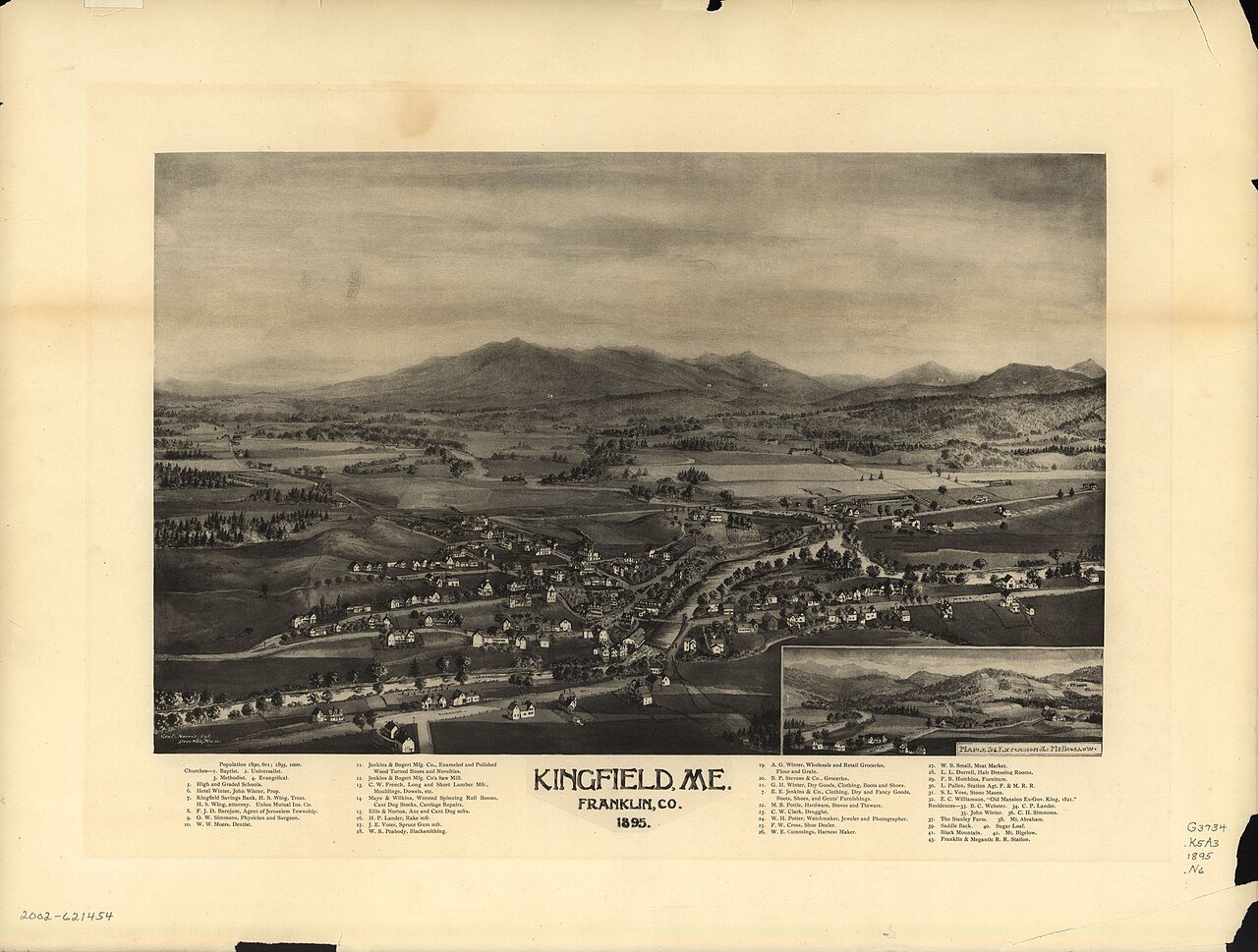 Kingfield, Me., Franklin Co., 1895