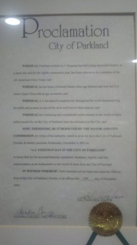 Parkland Recognition