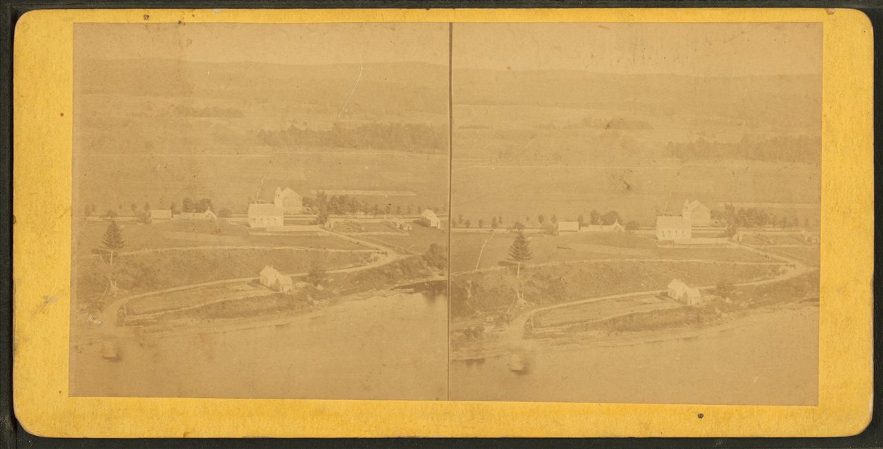 Bingham Ferry, from bluff.Alternate Title: Kennebec Valley Views