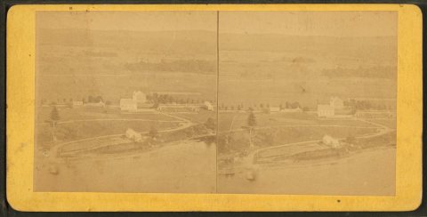 Bingham Ferry, from bluff.Alternate Title: Kennebec Valley Views