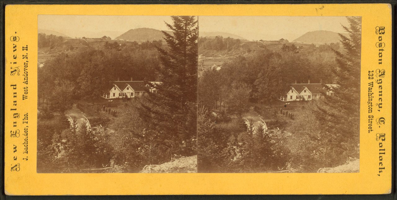 From Old HIll, Bingham, Me.Alternate Title: New England Views
