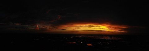 Broward County Sunset Aerial Shot