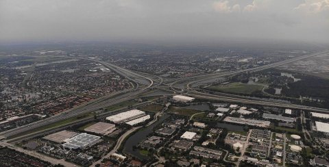 Junction of I-595 and I-75