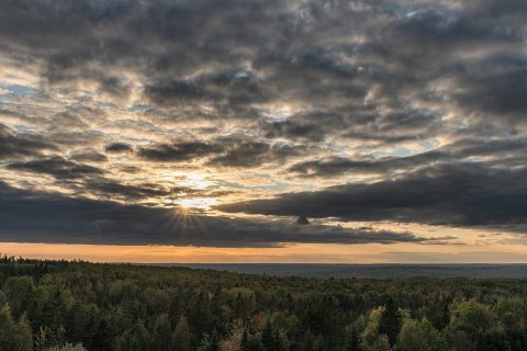 Sunset - Weston, Maine, USA - September 25, 2023