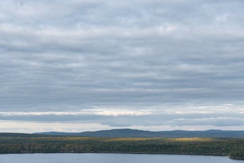 Brackett Lake - Million Dollar View Overlook, Weston, Maine, USA - September 25, 2023 01