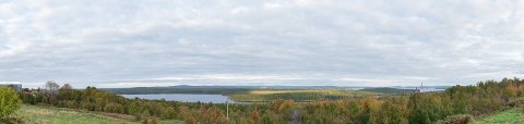 View from the Million Dollar View Overlook - Weston, Maine, USA - September 25, 2023 01