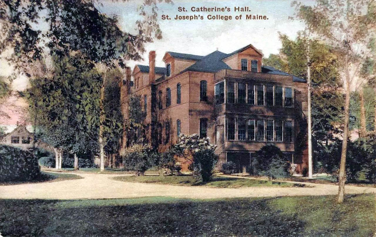 St joseph college st catherine hall postcard