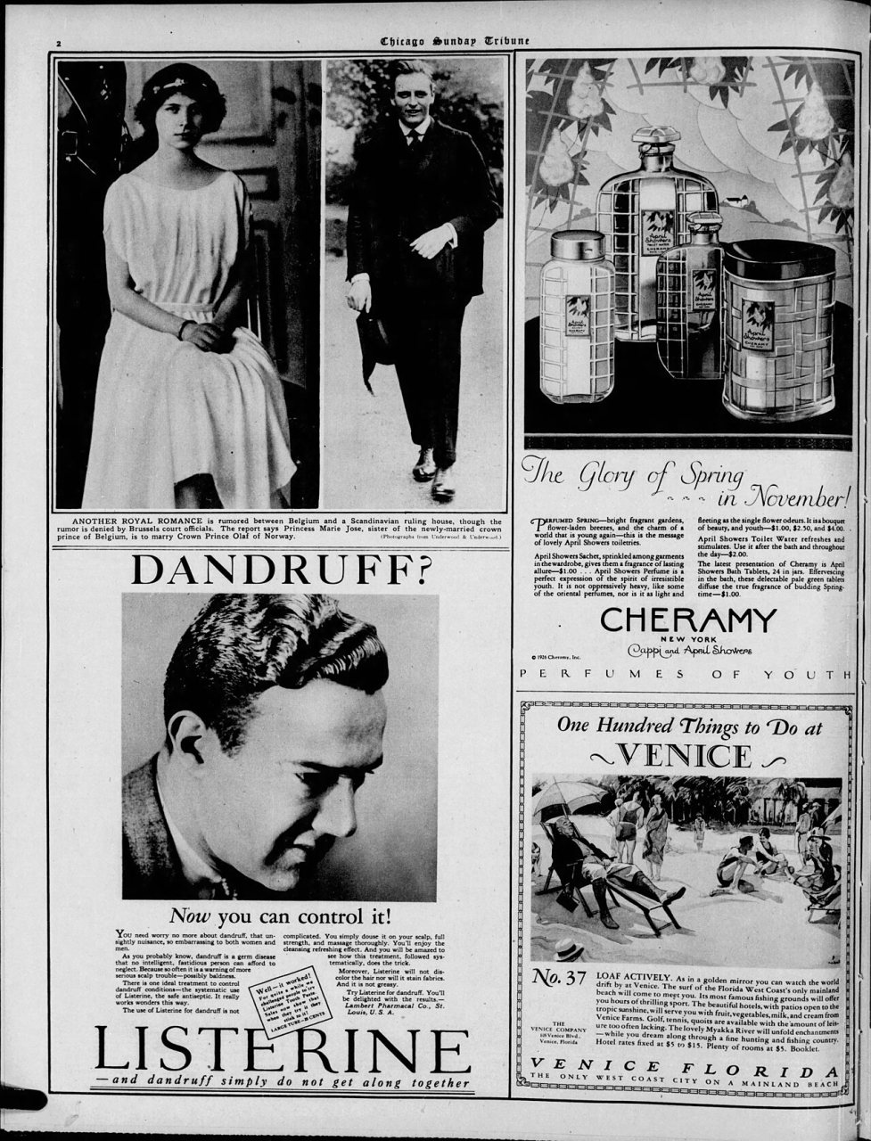 Chicago Tribune Sun Nov 28 1926 page 126
