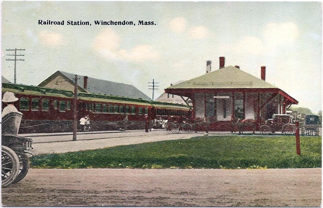 Winchendon station postcard