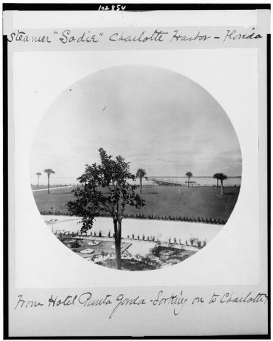 From Hotel Punta Gorda looking on to Charlotte Harbor