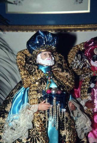Christmas Doll Decorations by Retired Milliner Lottie Wojtkiewicz