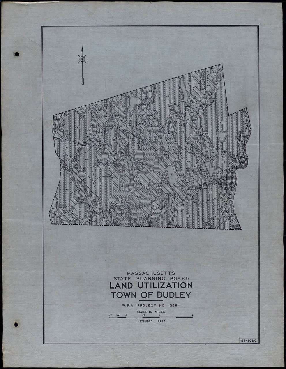 Land Utilization Town of Dudley - DPLA - e84e3dc84362818ae0d8534037613bff