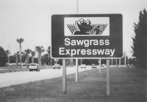 SawgrassExpressway-MainSign-July1992