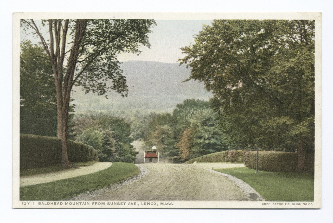 Baldhead Mountain from Sunset Avenue, Lenox, Mass