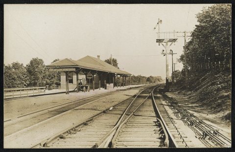 Needham, Mass. Station at Needham Junction